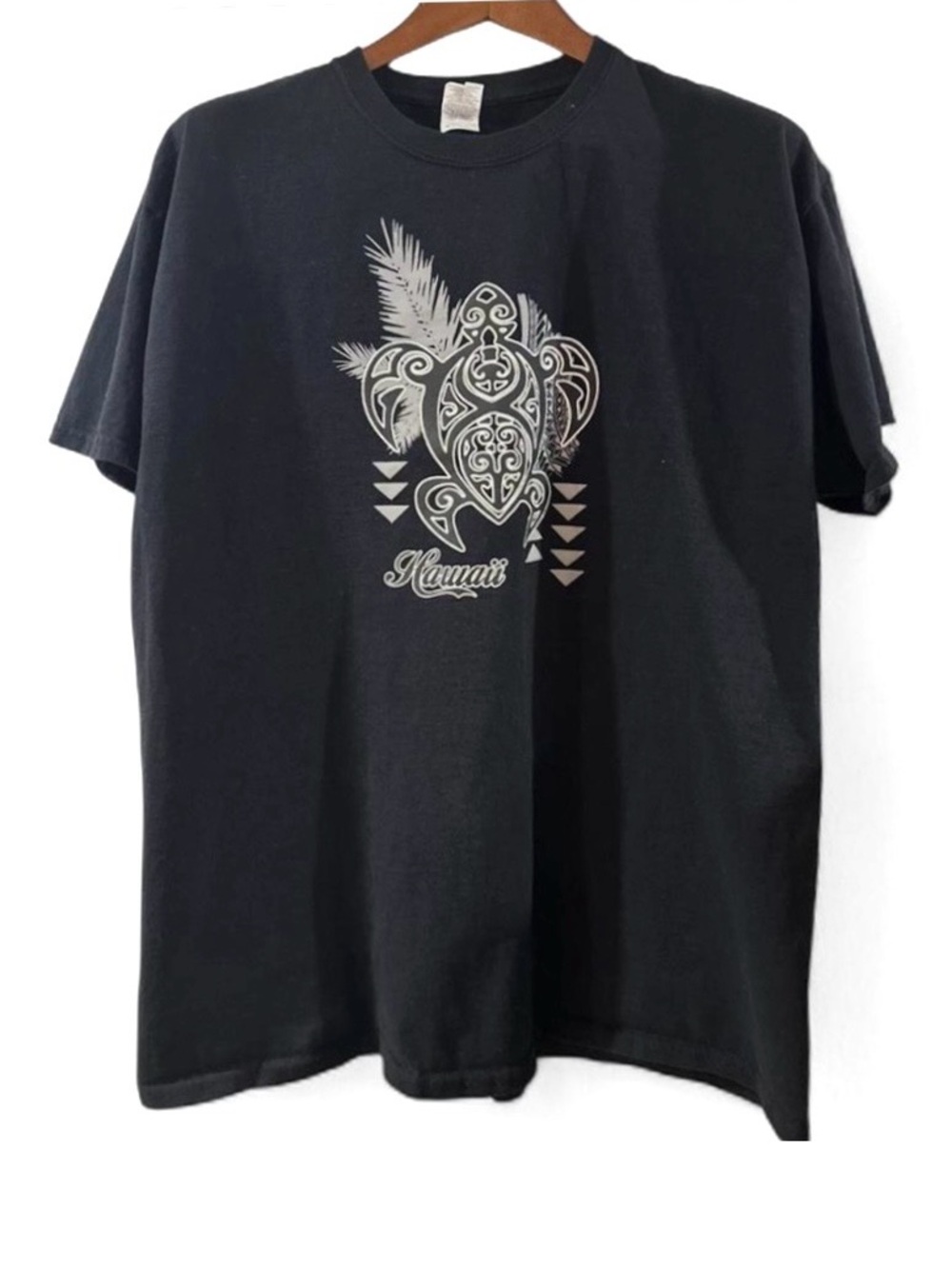 Vintage Black Hawaii Graphic Cotton T-Shirt Size Men’s XL